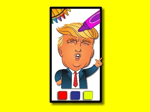 Trump Coloring Time Fun Game Play Online!